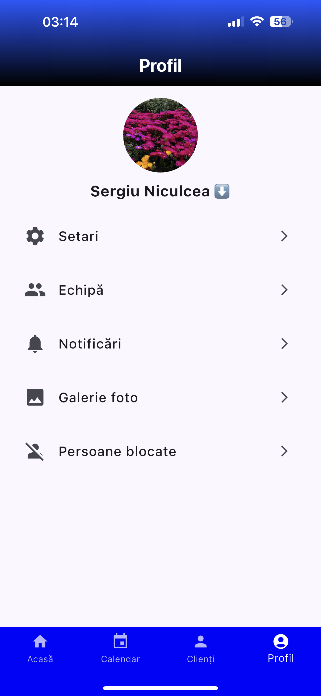Panou administrare